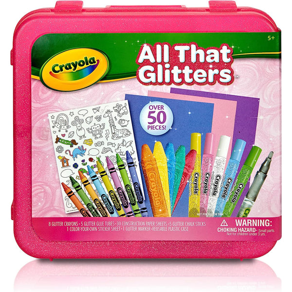 Crayola All That Glitters Art Case Coloring Set, Toys, Gift for Kids A –  S&D Kids