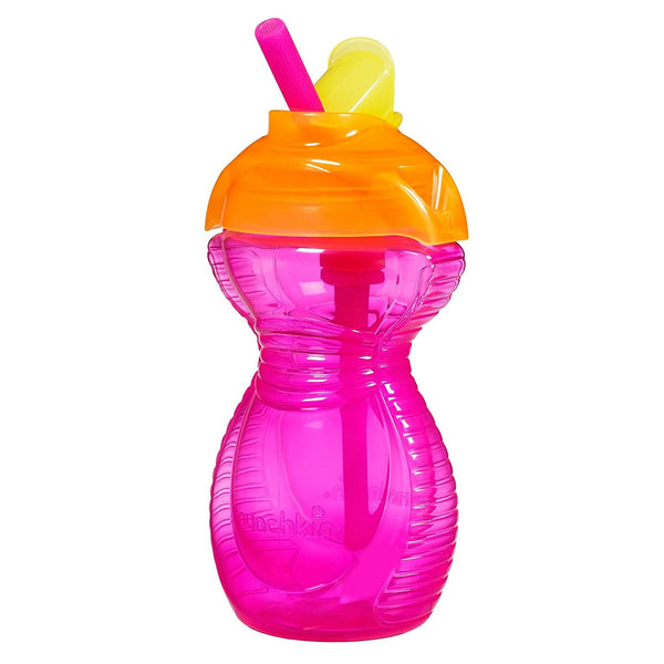 Munchkin Click Lock Flip Straw Cup - Pink - 9oz - Yahoo Shopping