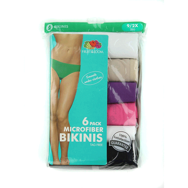 Fruit of the Loom Womens Bikini 7 Pack – S&D Kids