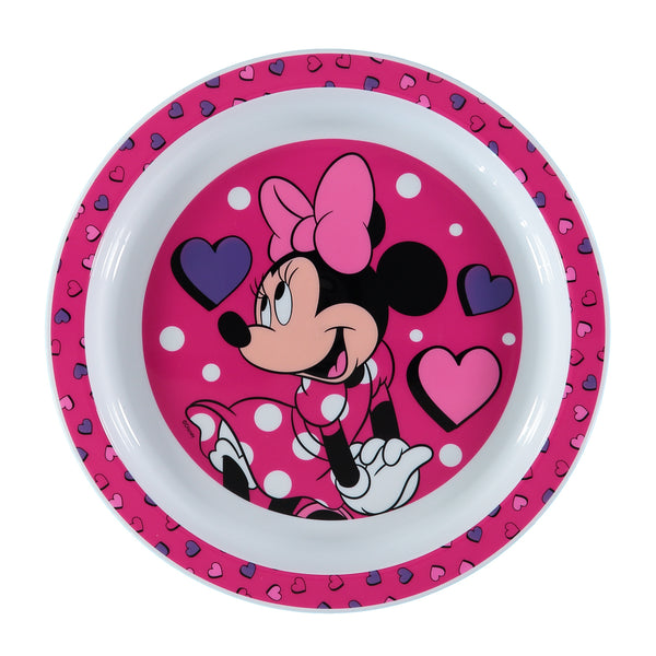 Disney Baby Minnie Mouse 3-Piece Dinner Set: Plate, Bowl and Cup – S&D Kids