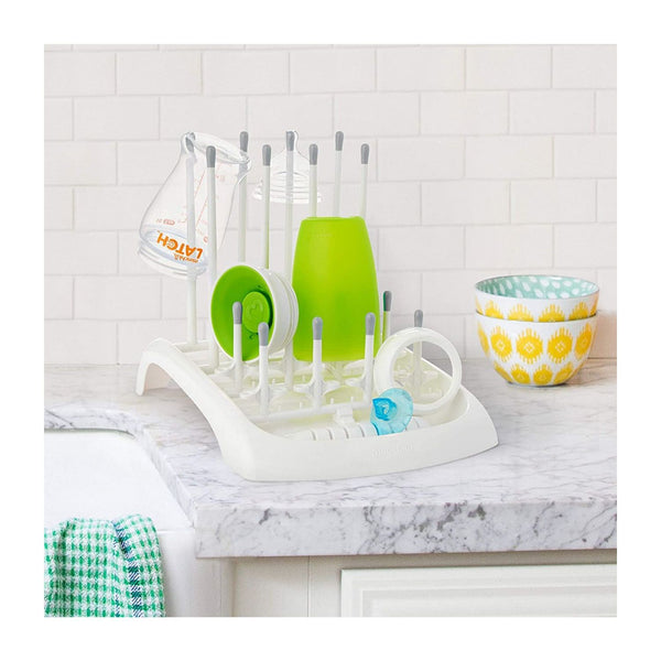 Munchkin Baby Bottle & Small Parts Cleaning Set, Includes High Capacity Dishwasher Basket & Bristle Bottle Brush, Blue