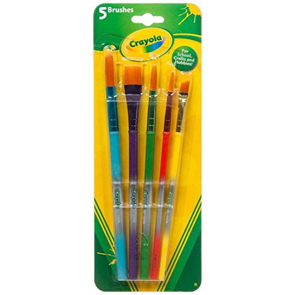 Crayola Flat Paint Brush Set, 4 Count – S&D Kids