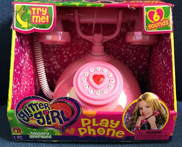 Glitter girl play phone on sale