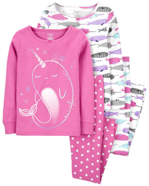 Carters 2025 narwhal pajamas