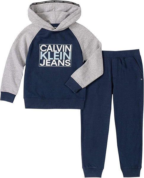 Calvin Klein Girls 12-24 Months 2-Piece Knit Jogger Set – S&D Kids
