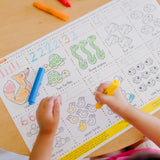 Melissa & Doug Learning Mat Color Crayons