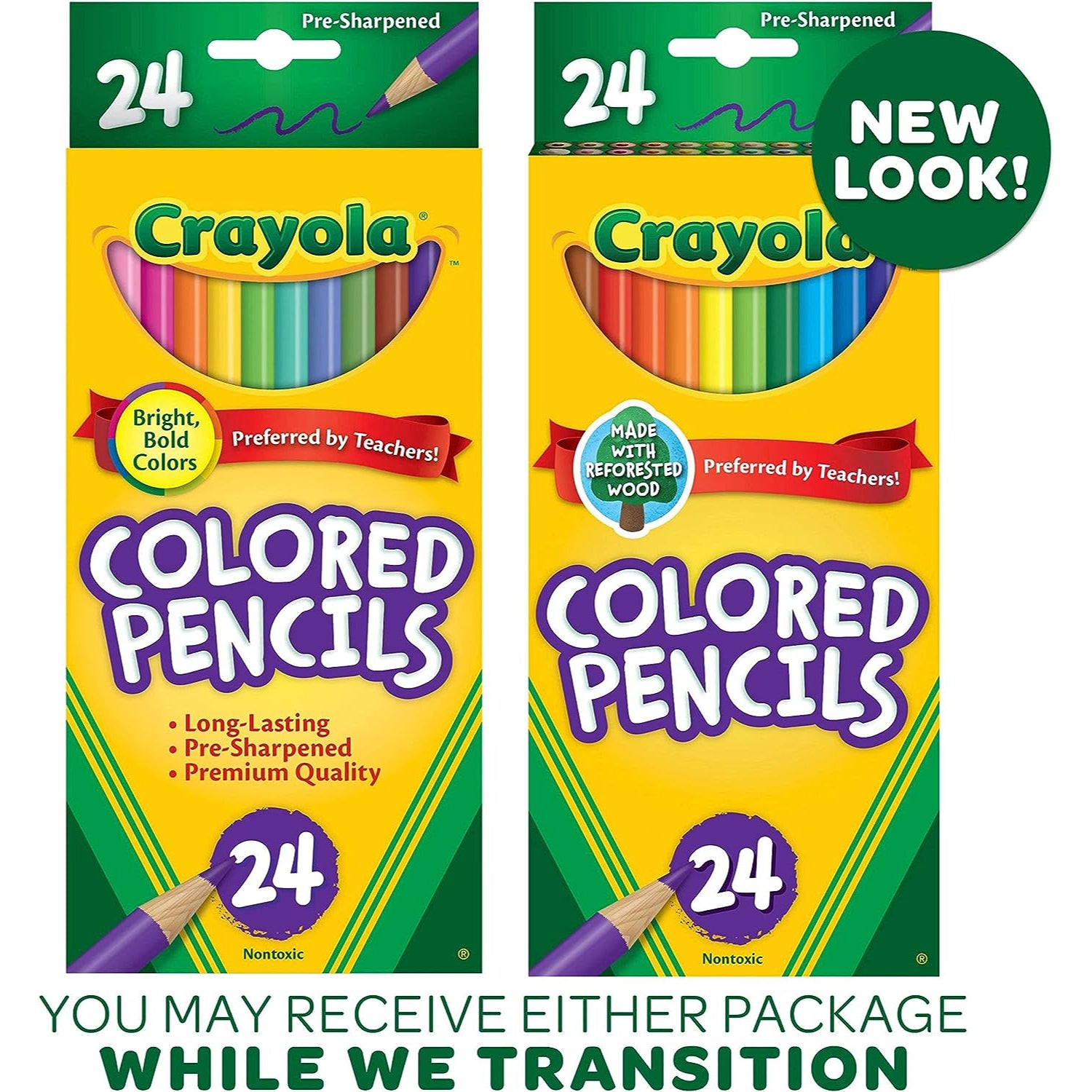 Crayola Colored Pencils, Vibrant Colors, Sharpened, Adult Coloring, 100  Count