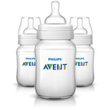 Philips Avent Anti-colic Bottle With AirFree Vent, 9oz, 3pk, Clear