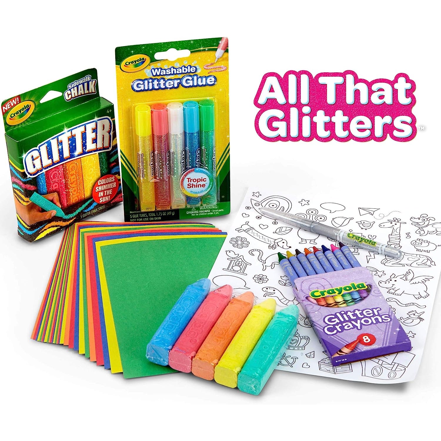 Crayola Glitter Markers - Mini Brands Series 2 action figure