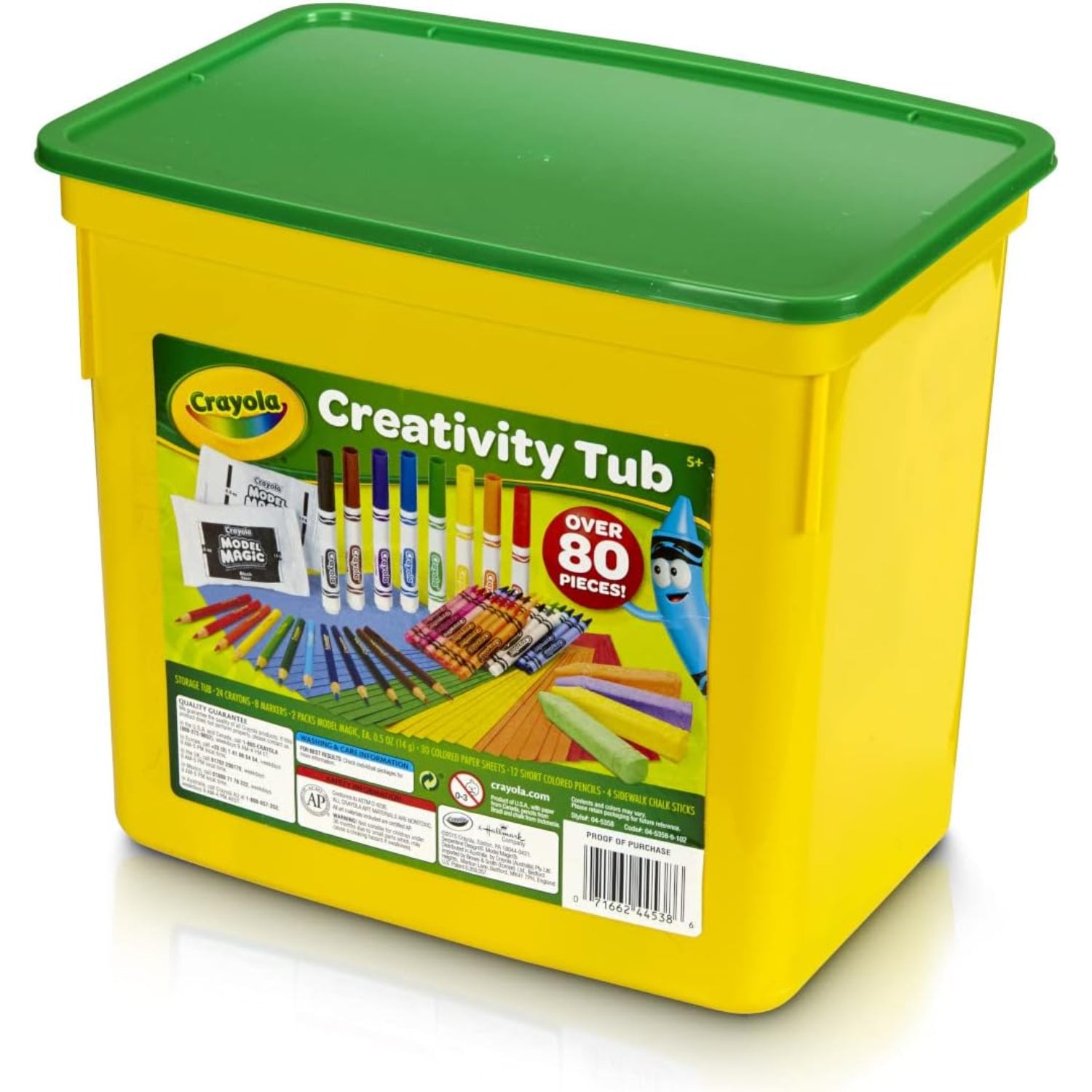 Crayola Creative Art Supply Set For Kids 5+ With Storage 
