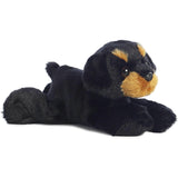 Aurora® Adorable Mini Flopsie™ Raina™ Stuffed Animal,  Black 8 Inches