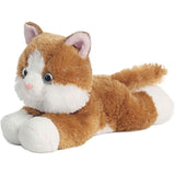 Aurora® Adorable Mini Flopsie™ Sunshine Tabby™ Stuffed Animal,  Brown 8 Inches