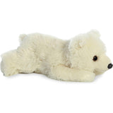 Aurora® Adorable Mini Flopsie™ Polar Bear Stuffed Animal,  White 8 Inches