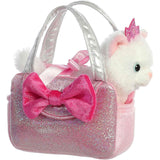 Aurora Fashionable Fancy Pals™ Trendy Sparkle Pink™ Stuffed Animal - On-The-go Companions