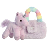 Aurora® Fashionable Fancy Pals™ Plushy Purple™ Stuffed Animal - On-The-go Companions