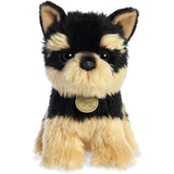 Aurora® Adorable Miyoni® Tots Yorkie Pup Stuffed Animal - Lifelike Detail - Cherished Companionship - Brown 9 Inches