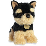 Aurora® Adorable Miyoni® Tots Yorkie Pup Stuffed Animal - Lifelike Detail - Cherished Companionship - Brown 9 Inches