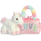 Aurora® Fashionable Fancy Pals™ Rainbow Love™ Stuffed Animal - On-The-go Companions