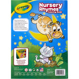 Crayola Nursery Rhymes Coloring Book with Stickers, 96 Coloring Pages