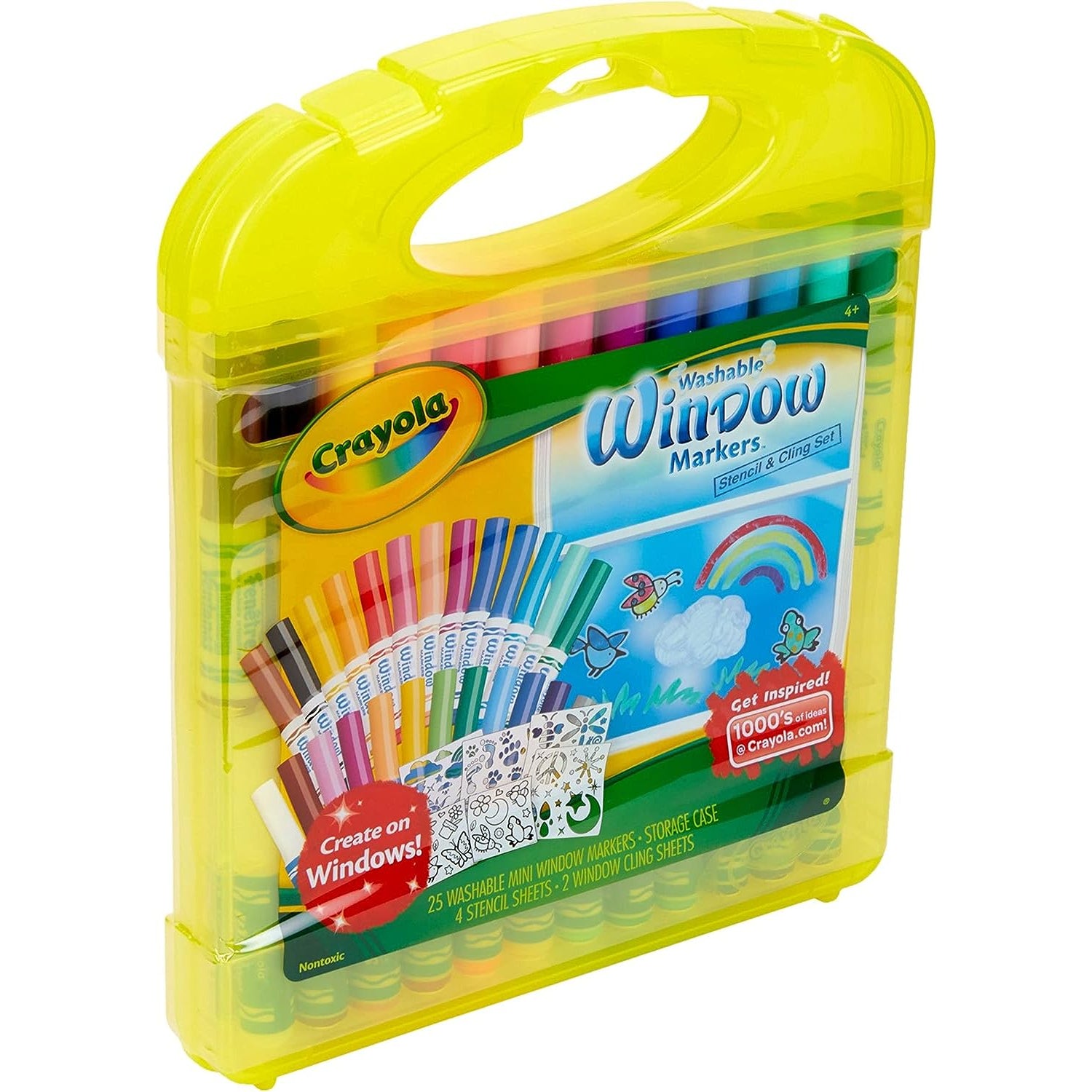 Crayola Design and Sketch Drawing Set for Child Ages 5+, 65 Pieces 