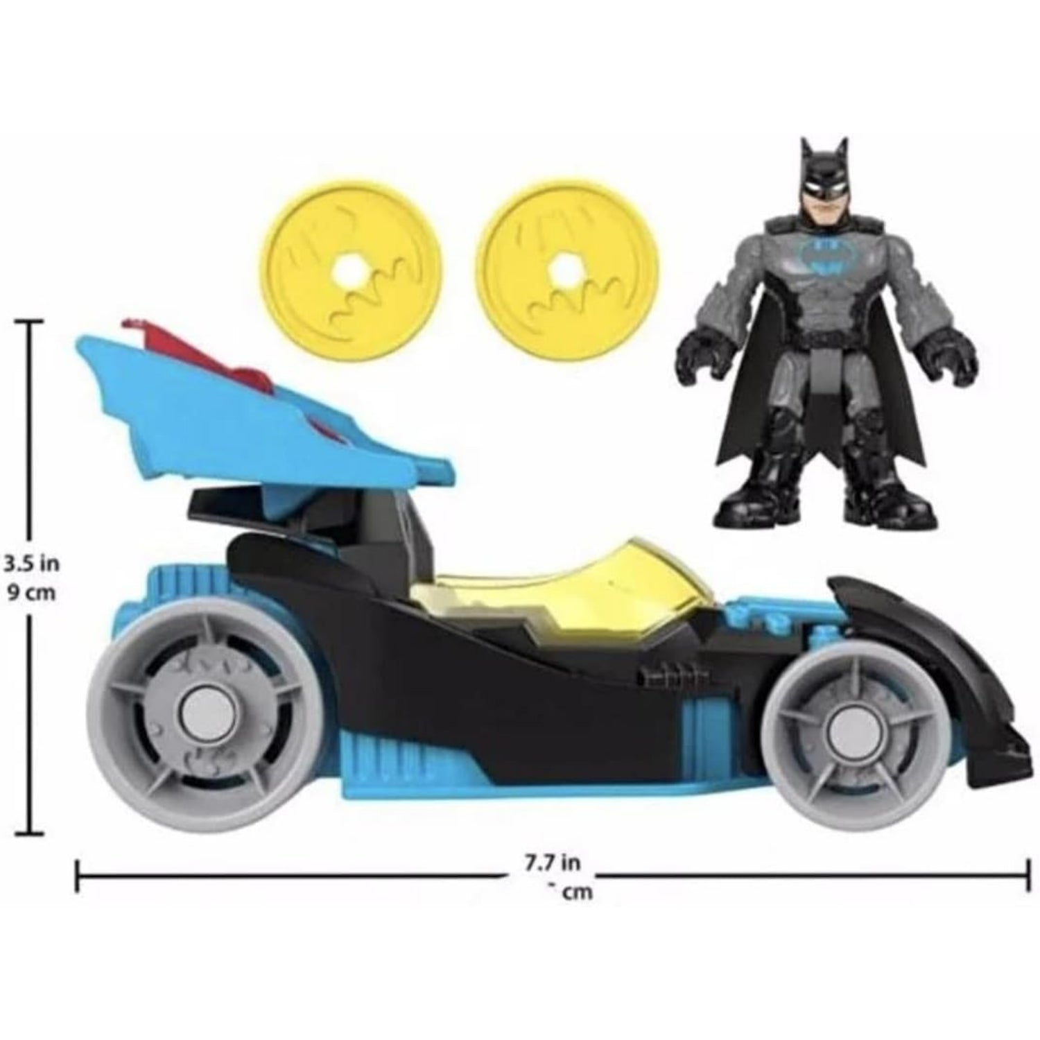 Fisher-Price Imaginext DC Super Friends Batman Toy Bat-Tech Racing