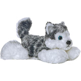 Aurora® Adorable Mini Flopsie™ Mush™ Stuffed Animal,  Gray 8 Inches