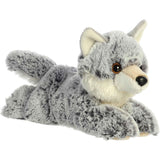 Aurora® Adorable Mini Flopsie™ Winter Wolf™ Stuffed Animal,  Gray 8 Inches