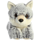 Aurora® Adorable Mini Flopsie™ Winter Wolf™ Stuffed Animal,  Gray 8 Inches