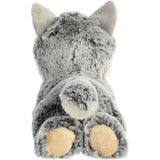 Aurora® Adorable Mini Flopsie™ Winter Wolf™ Stuffed Animal,  Gray 8 Inches