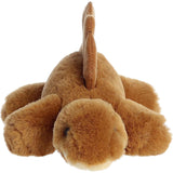 Aurora® Adorable Mini Flopsie™ Edaphosaurus Stuffed Animal,  Brown 8 Inches