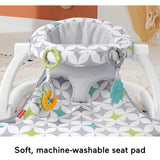 Fisher-Price Portable Baby Chair Sit-Me-Up Floor Seat With Developmental Toys