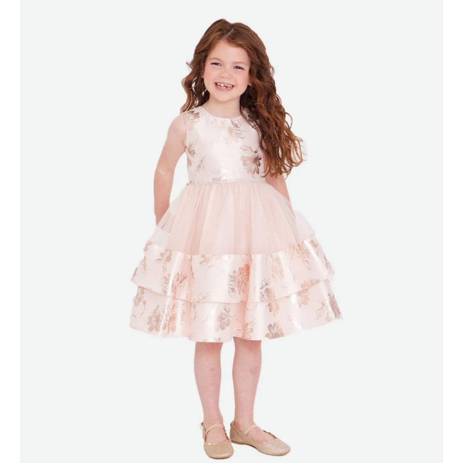 Bonnie Jean Girls 2T-4T Willow Tiered Party Dress – S&D Kids