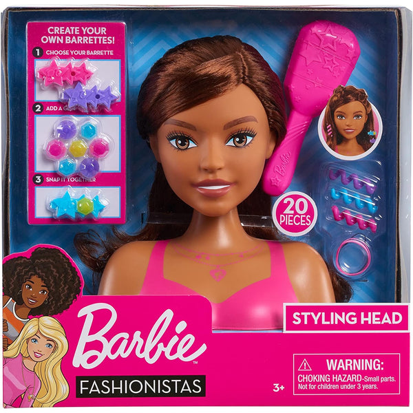 Barbie Fashionistas 8-Inch Styling Head, Brown Hair – S&D Kids