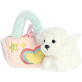 Aurora Fashionable Fancy Pals™ Pastel Heart™ Puppy Stuffed Animal - On-The-go Companions