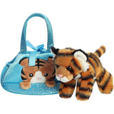 Aurora Fashionable Fancy Pals™ Peek-A-Boo Tiger™ Stuffed Animal - On-The-go Companions