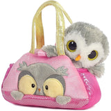 Aurora Fashionable Fancy Pals™ Peek-A-Boo Owl Stuffed Animal - On-The-go Companions