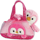 Aurora Fashionable Fancy Pals™ Pompom Penguin™ Stuffed Animal - On-The-go Companions