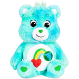 Basic Fun Care Bears 14'' Medium Plush, Turquoise Stuffed Animal