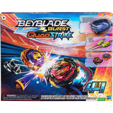 Hasbro BEYBLADE Burst QuadStrike Thunder Edge Battle Set, Battle Game Set with Beystadium, 2 Spinning Top Toys and 2 Launchers