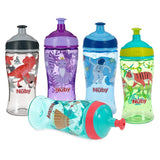 Nuby Kids Pop Up Sipper Water Bottle, Colors May Vary