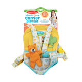 Melissa and Doug Mine to Love Carrier Play Set for Baby Dolls with Toy Bear, Bottle, Rattle, Activit