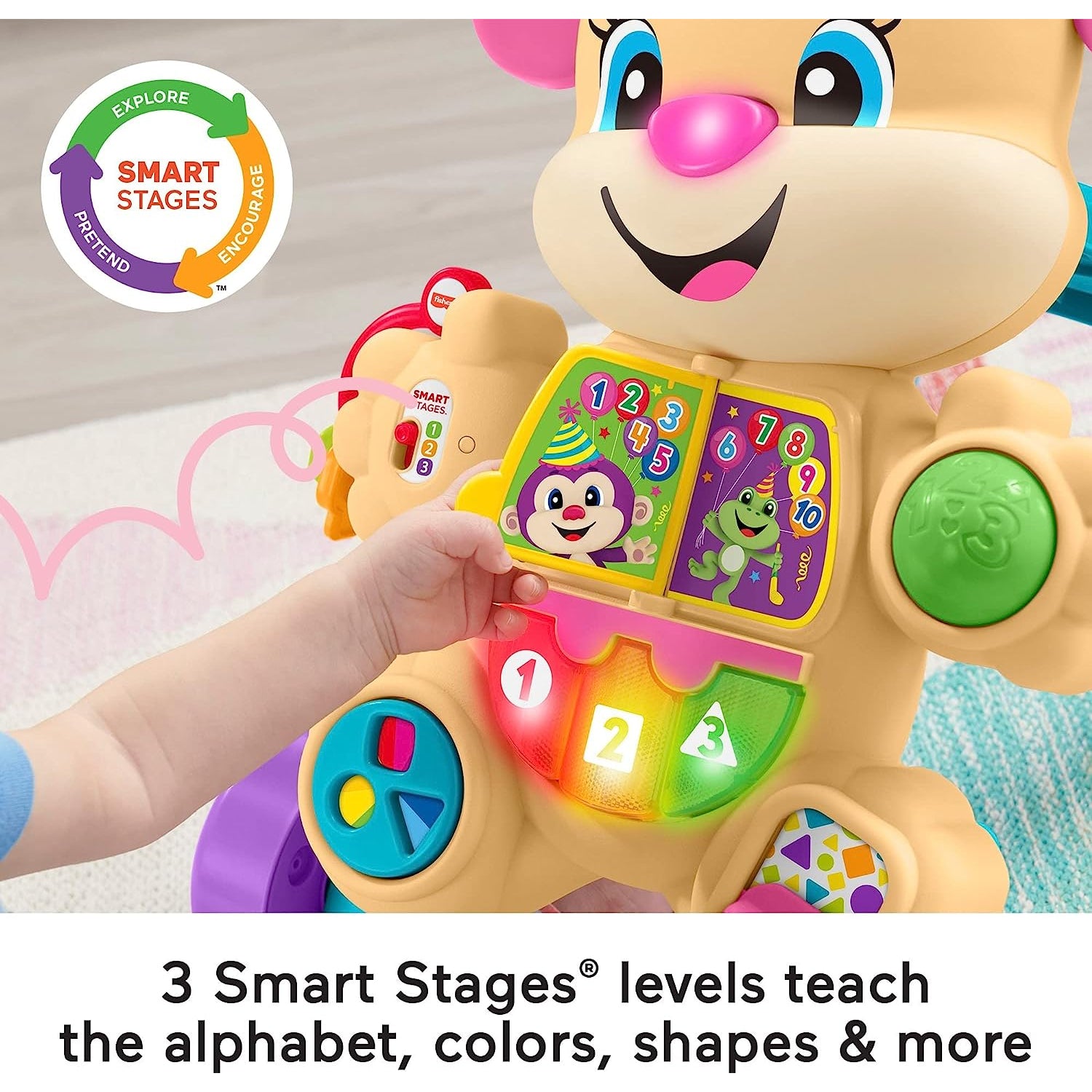 Fisher-Price Laugh & Learn Baby to Toddler Toy Let?s Connect