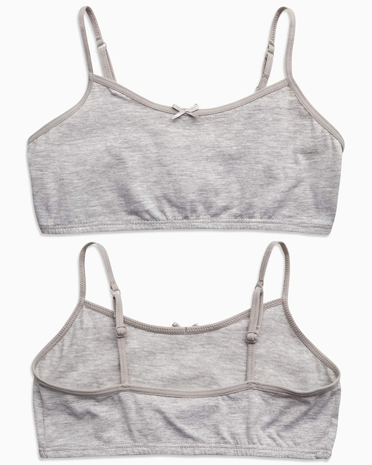 Buy D'chica Tube Bralettes for Teenager Girls Grey and Skin Feisty (Pack of  2) online