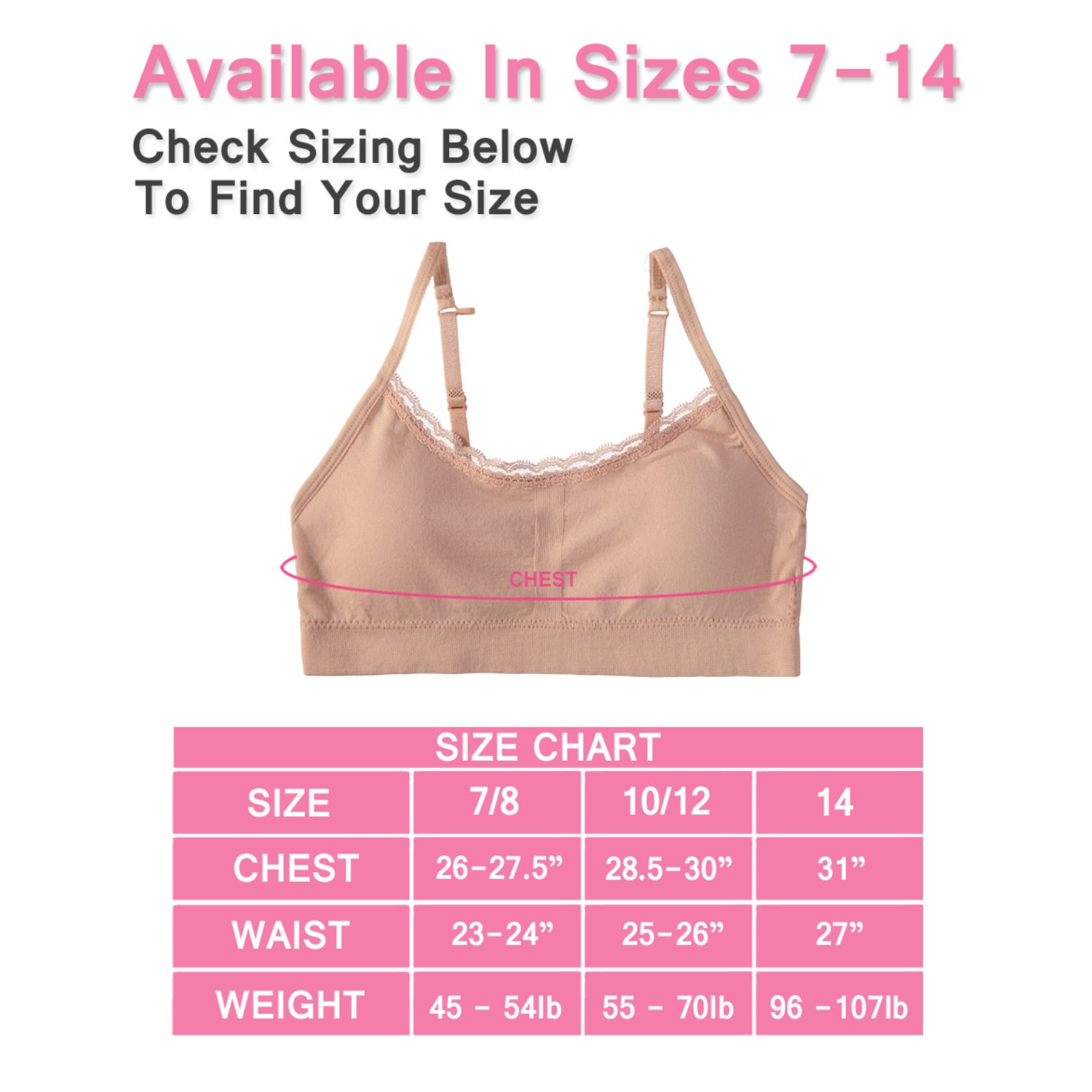 Lace pink bra - 26 products