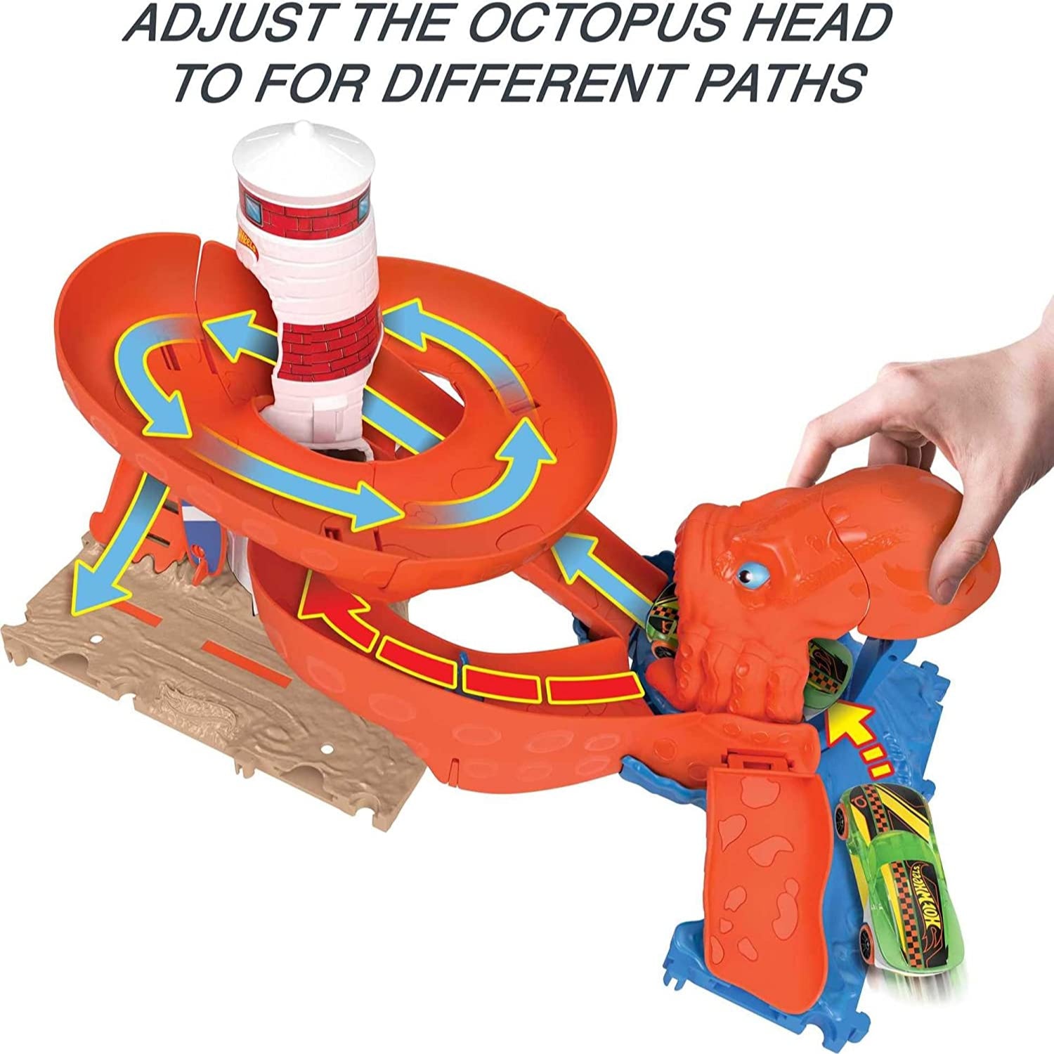 Hot Wheels Color Shifters Playset Octo Battle - Mattel 