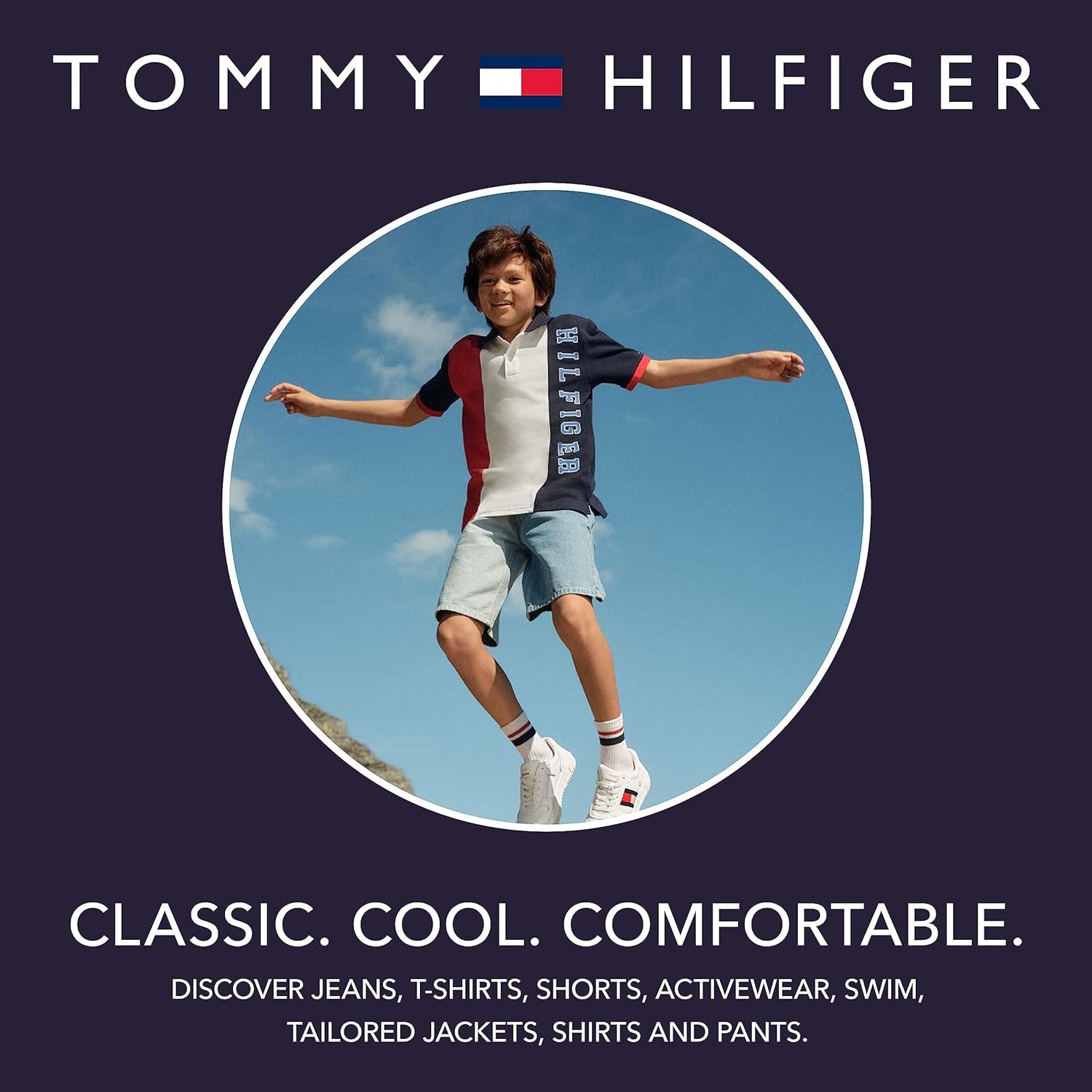 Tommy Hilfiger Boys 8-20 Polo Shirt Tommy Logo – S&D Kids