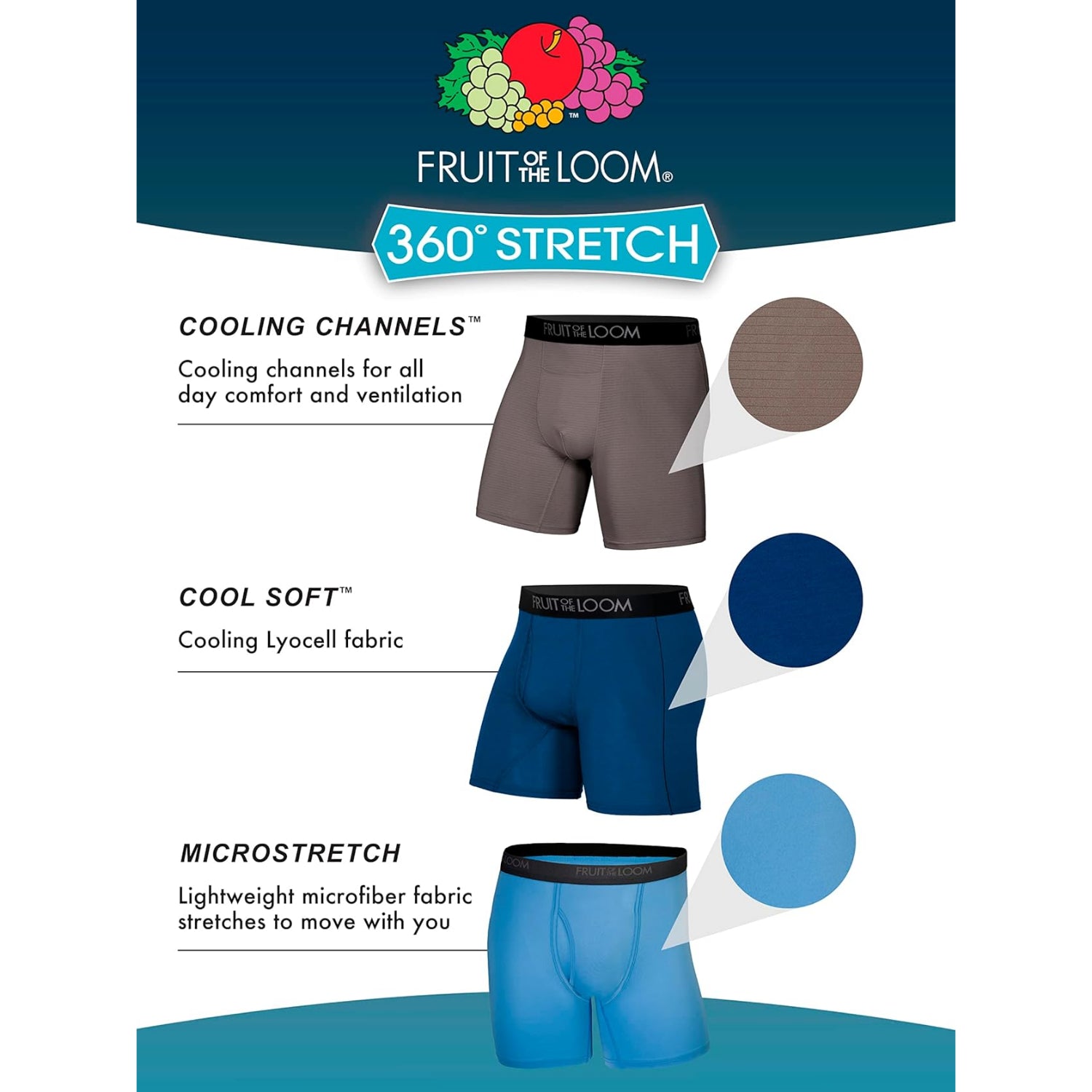 Fruit of the Loom Men's Cotton Mid-Rise Fashion Briefs 3-Pack (Small  (28-30)) at  Men's Clothing store