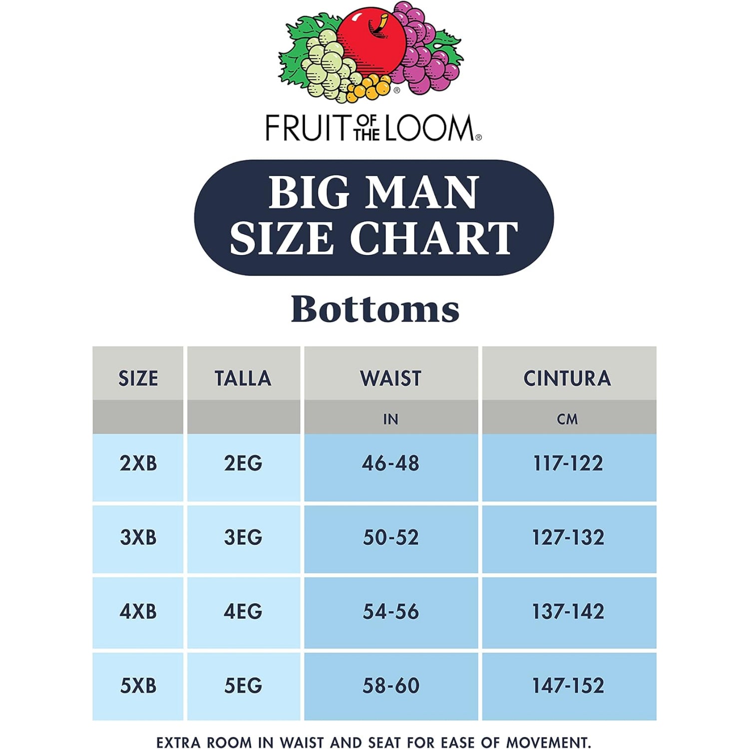 Fruit of the Loom Mens Premium Big Man Boxer Briefs, 3-Pack – S&D Kids