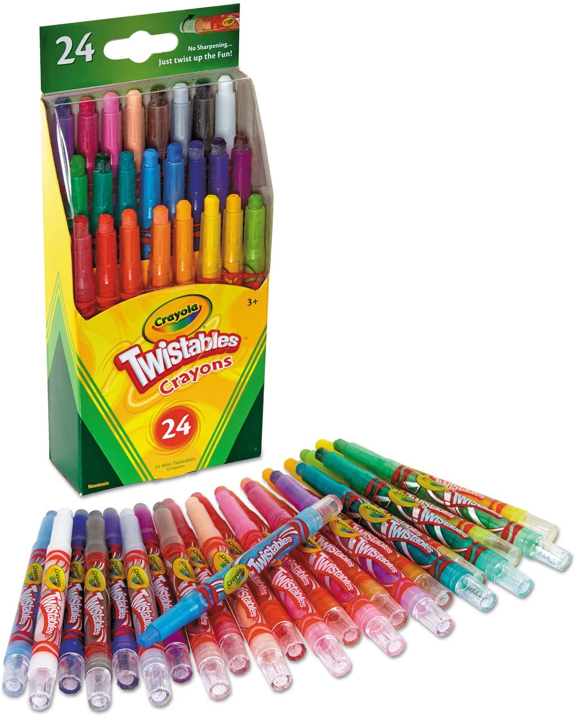 Bundle of Kids Crayola Twistables Crayons with Pouch Bag Boys And