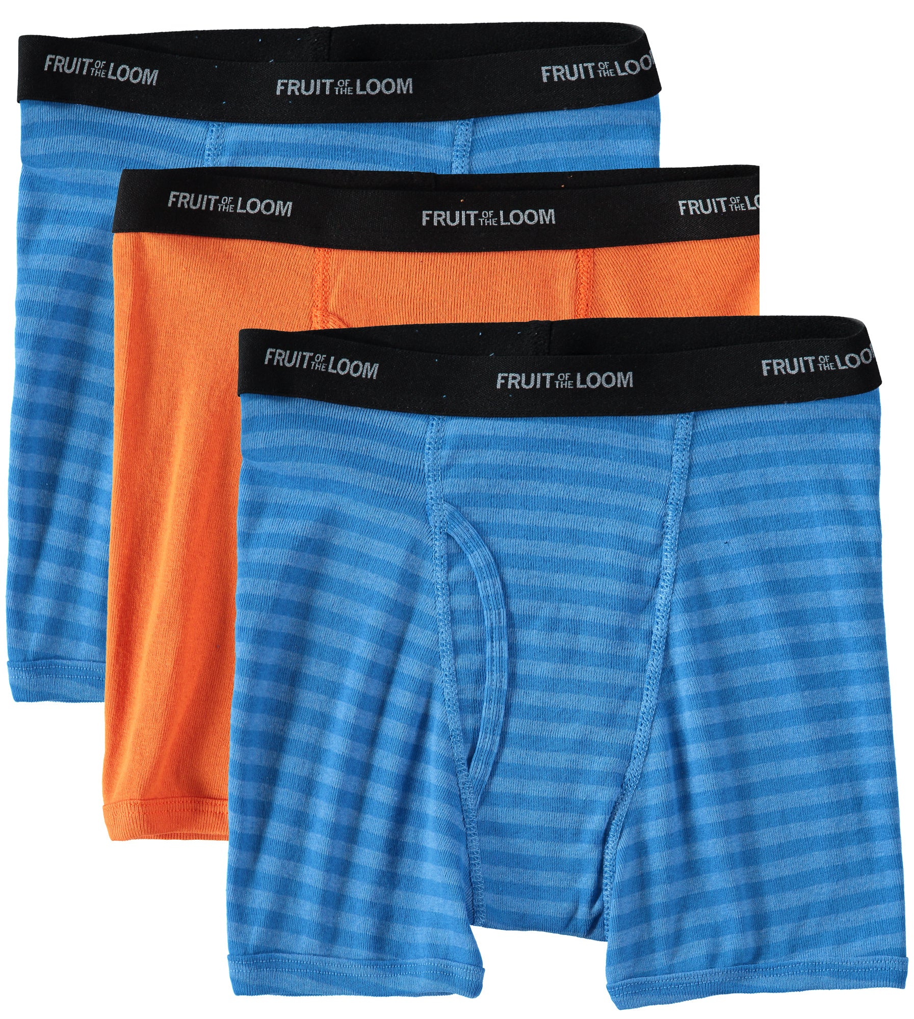Fruit of the Loom Boys' Breathable Cotton Mesh Boxer Brief, 4-Pack